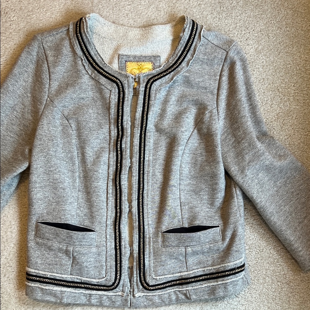 Princess Vera Wang crop jacket.